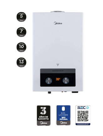 Calefont tiro natural Midea