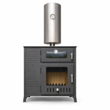 COCINA HIBRIDA PELLET LEÑA BIO-E12