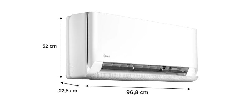 Aire Acondicionado Split Muro Midea Breezeless Inverter Frio/Calor WiFi