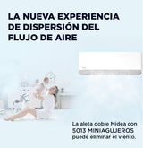 Aire Acondicionado Split Muro Midea Breezeless Inverter Frio/Calor WiFi