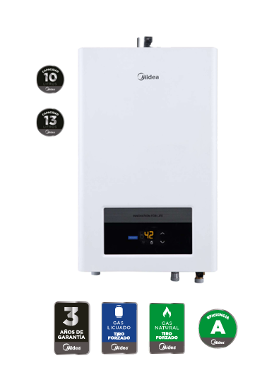 Calefont tiro forzado Midea