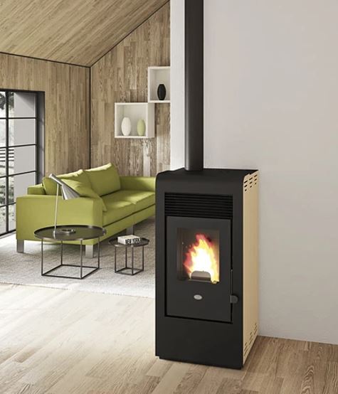 Estufa a Pellet Eva Calor, Modelo Rita 9Kw