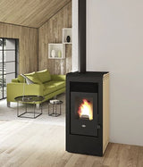 Estufa a Pellet Eva Calor, Modelo Rita 9Kw